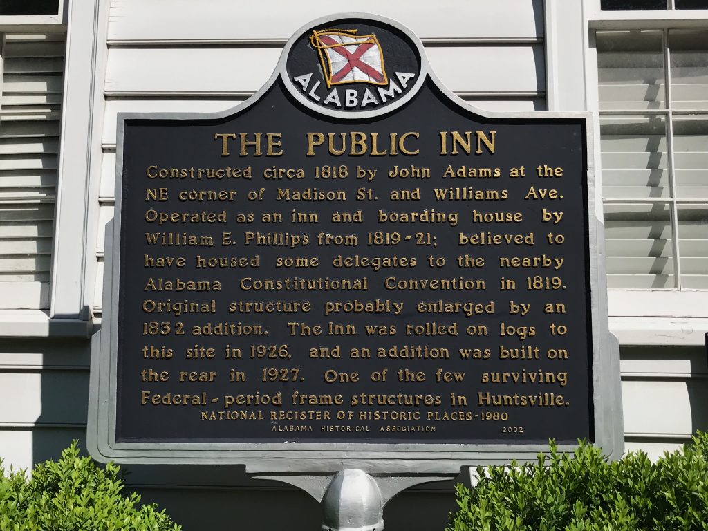 The Public Inn: Huntsville's First Gathering Spot