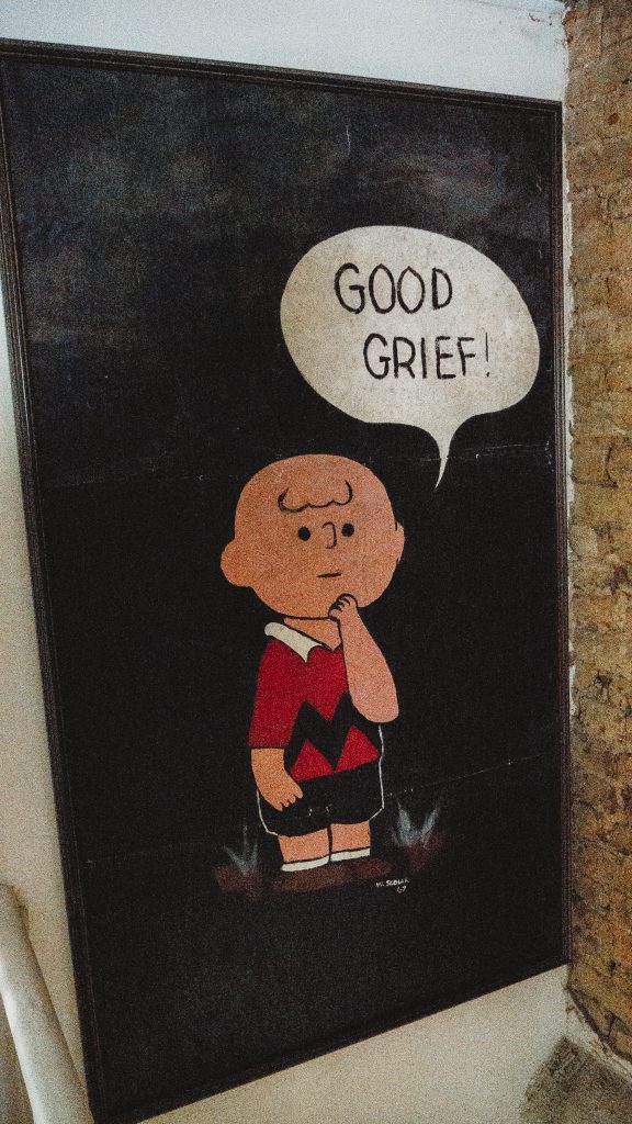 Picture of a Peanuts cartoon poster