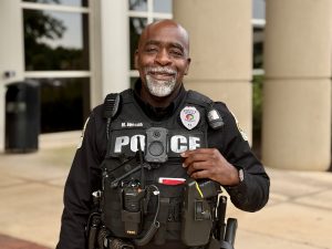 HPD Officer Joseph smiling for a picture