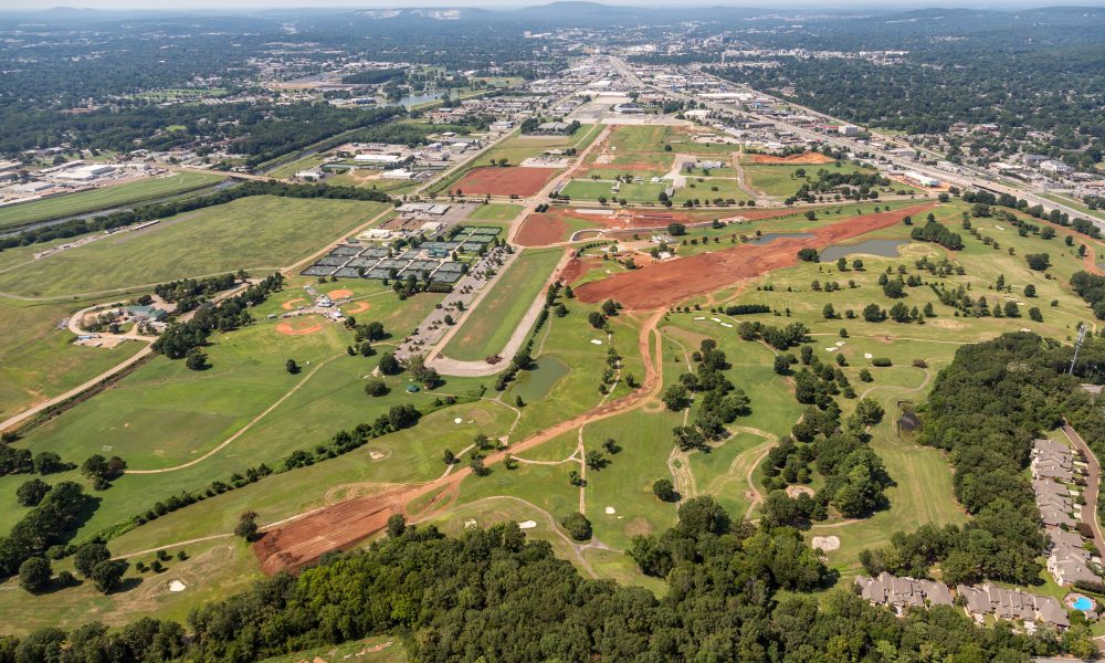 The finish line is in sight at John Hunt Park